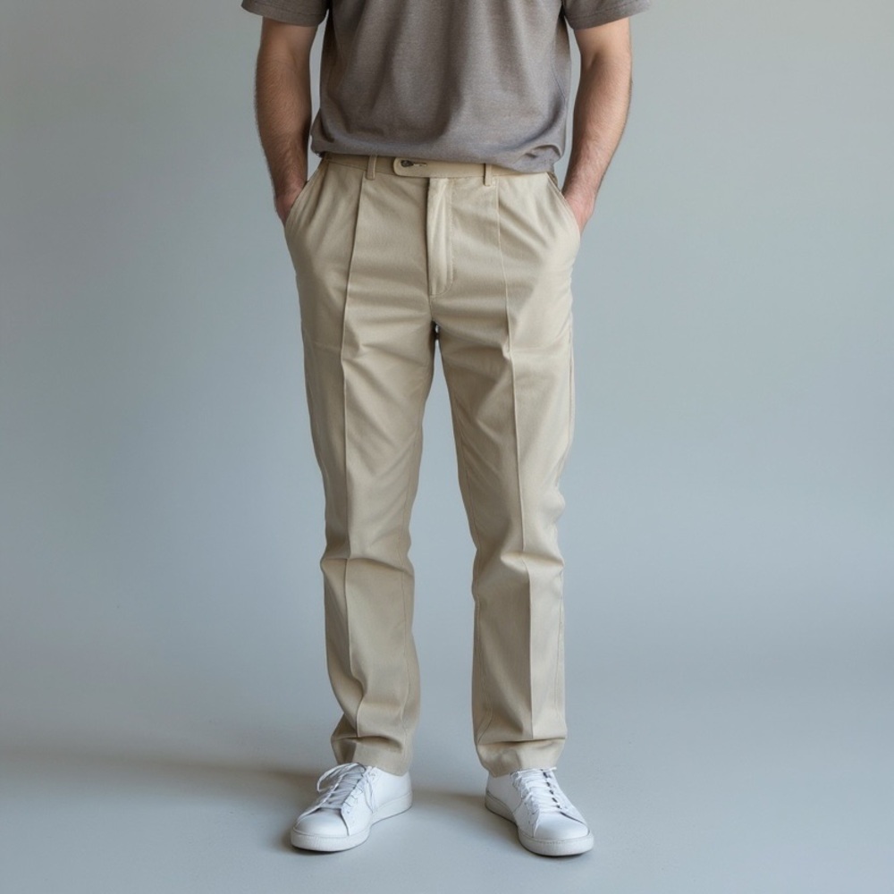 Ralph Lauren Straight Khaki Chinos - Cream - Picture 6 of 7
